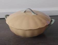 Rare Vintage 1950’s Grindley LABURNUM Leaf Petal Serving Dish Tureen