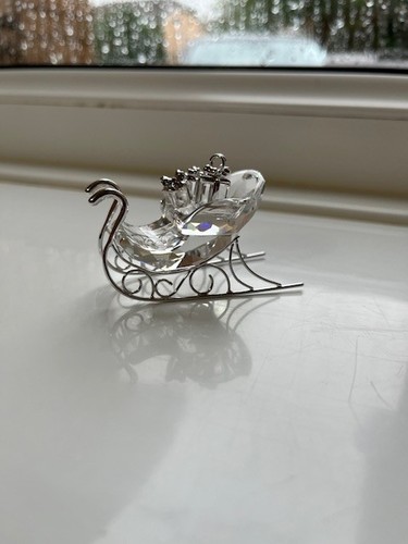 Swarovski crystal sleigh with - swarovski,