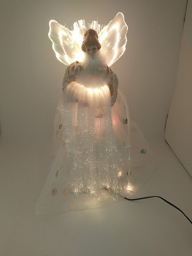 Fiber optic collectible - optic, angel