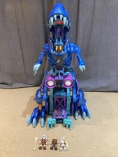 Imaginext Ultra T-Rex Dinosaur Ice Blue Interactive Play Set with Figures