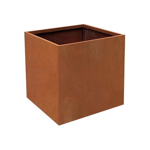 24x24x24 inch large corten - 24x24x24,
