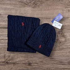 Ralph Lauren Navy Beanie &