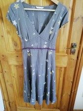 White Stuff dress 12 Beautiful pics don't do justice Linen Viscose mix Midi