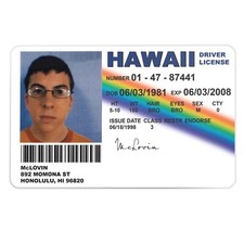 McLovin Superbad Novelty Driving License ID Card Replica (Film Prop) - FREEPOST