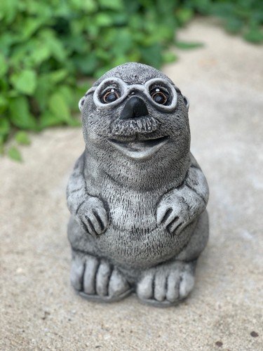 Outdoor father mole sculpture