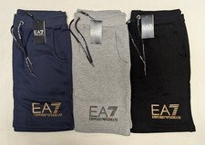 Emporio Armani EA7 Cotton Sweat Shorts – Small Logo Design