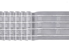 Hallis 76mm 3" Voiles Pleat Tape Translucent 0144R