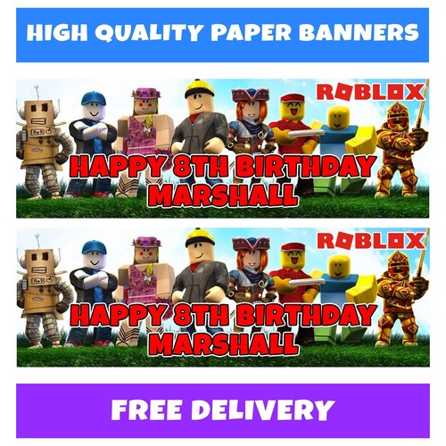 Roblox personalised birthday - roblox,