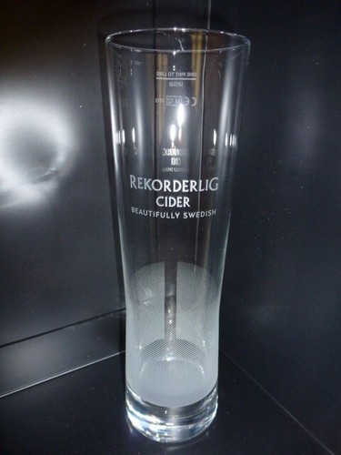 Rekorderlig cider pint glasses - pint,