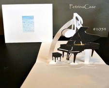 Baby Grand Piano Pop-Up Card