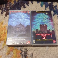 Fright Night & Fright Night Part 2 VHS  smallbox