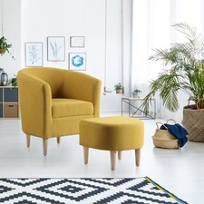 Modern Bucket Back Armchair