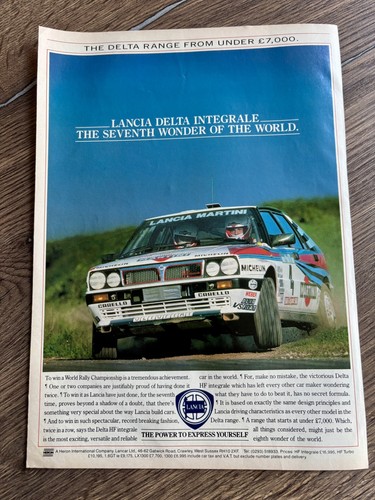 Original 1989 lancia delta - lancia,