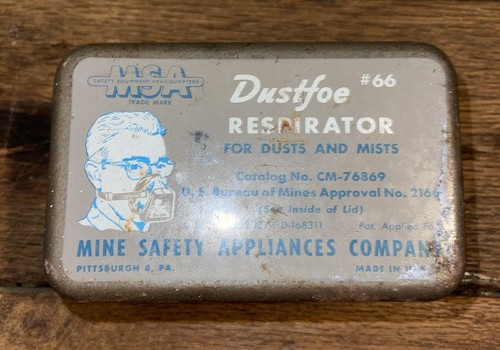 Vtg msa dustfoe respirator - msa,
