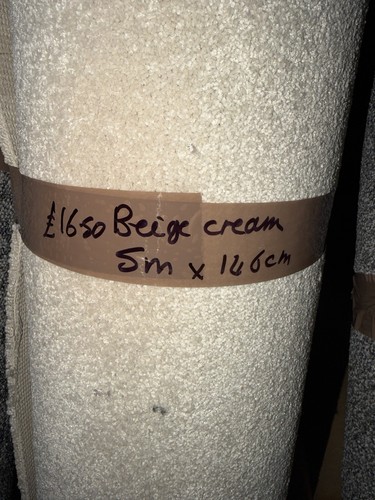 Carpet offcut beige - , 5m