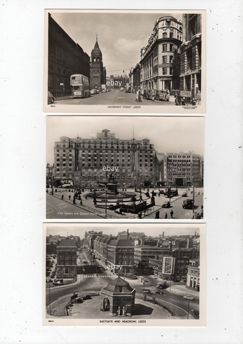 Three old photograph postcards - old,