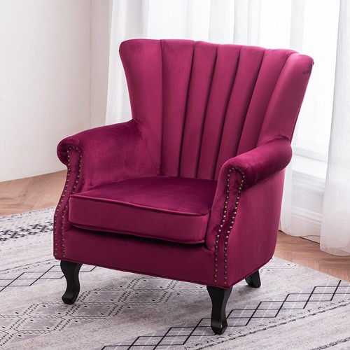 Occasional wing chair high - chair,