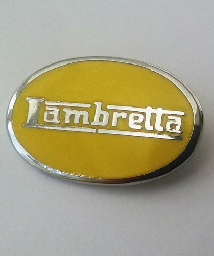 Lambretta enamel lapel pin - enamel,