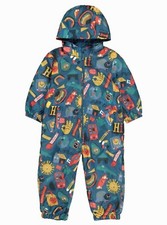 Kids Boys Navy Character Puddlesuit