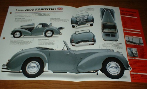 1949 triumph 2000 roadster - 2000,