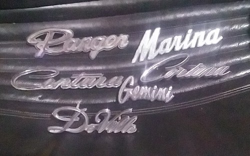 Vintage car badge collection - vintage,