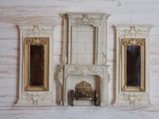 Dolls House Ornate Set Fire
