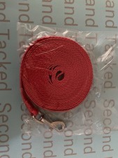 Red Nylon Training Lead 4.5 Metres Small Dog/Puppy