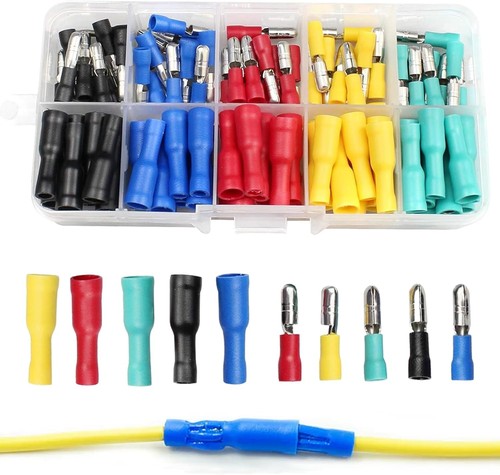 100pcs crimp connectors bullet - 100pcs,