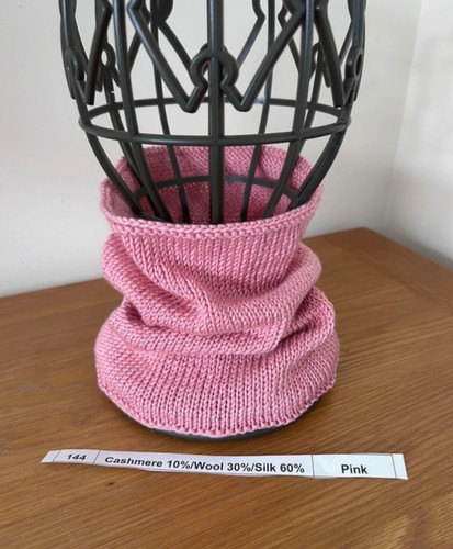 Hand knitted pink - knitted,
