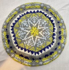 Fair Isle Hand-knitted Beret