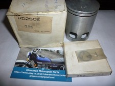 YAMAHA RD250 AIR, PISTON & RING SET, 54.25 mm, +0.25 mm OVER SIZE, 1976 - 1979