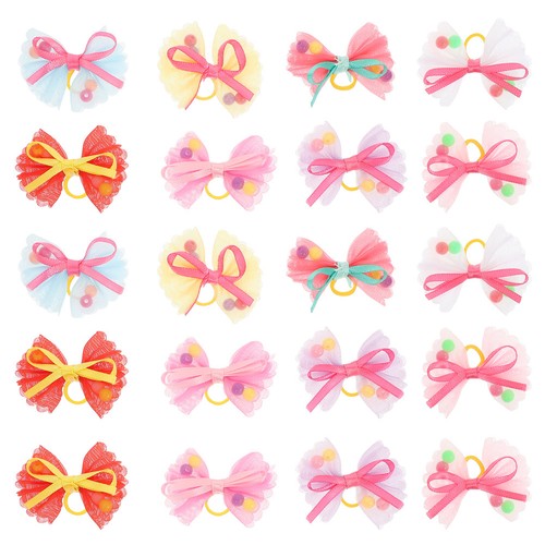50pcs decorative dog bows - dog,