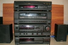 Aiwa Stack System MX-Z3100MK AMP Tuner Stereo Deck CD Player No Speakers