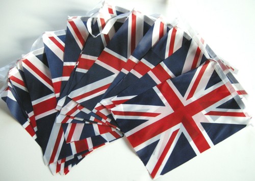 Fabric union jack bunting - union, 20