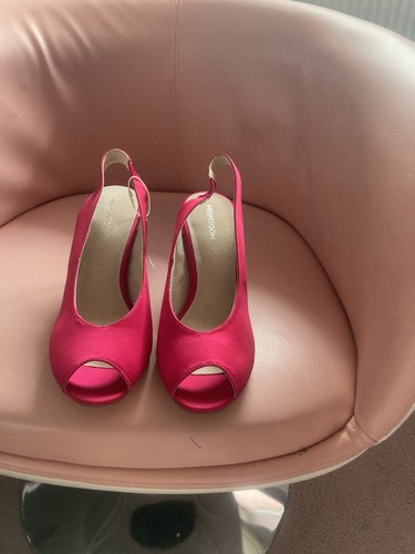 Monsoon cerise pink satin - cerise,