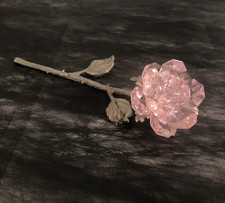 Vtg Rose Swarovski Crystal de