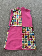 Kids 60s 70s Fashion Fancy Dress Costume Flower Power Hippie Girls Age 12