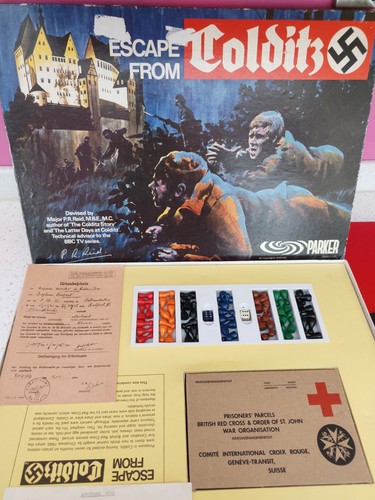Escape from colditz board game - board,