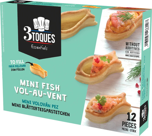 Mini fish vol - fish, vol-au-vents