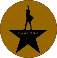 Hamilton The Musical. Button