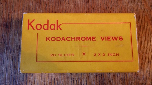1960 vintage box kodak - box,