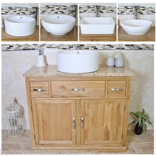 Bathroom Vanity Unit Oak