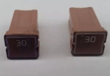 5X Vauxhall Opel Zafira  Astra Volvo Fuses, 2 x 30 amp box J type slow blow