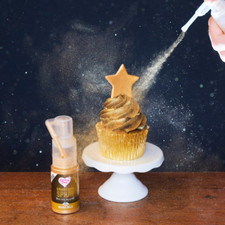 Rainbow dust cake Sparkle spray Dust Lustre Glitter Shimmer PUMP bake drinks !