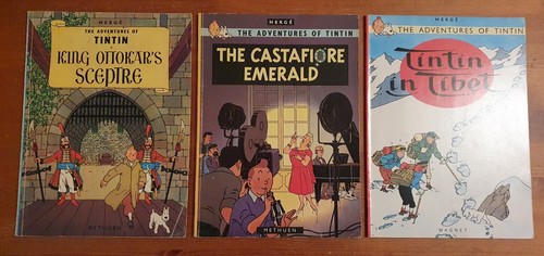 The adventures tintin x3 - tintin, (x3