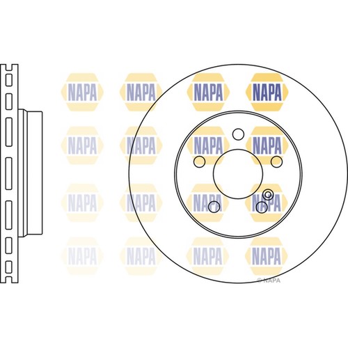 Brake discs vented for - 2x,