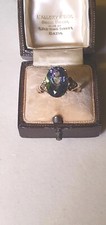 Topaz And Diamond Ring Yellow