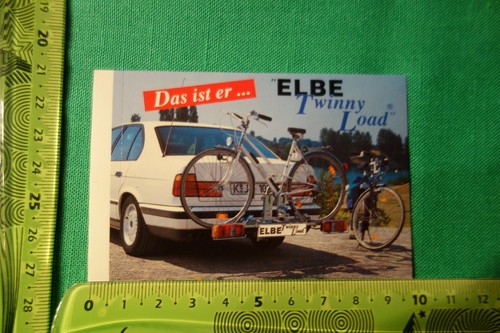 Old sticker bike carrier elbe - old,