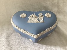 Wedgwood Blue Jasperware Heart