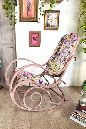 Vintage rocking chair - chair, house